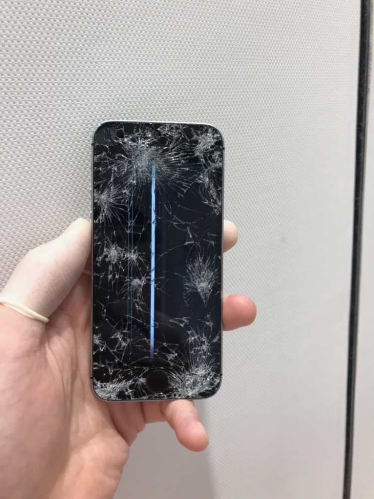 iPhone6　液晶崩壊