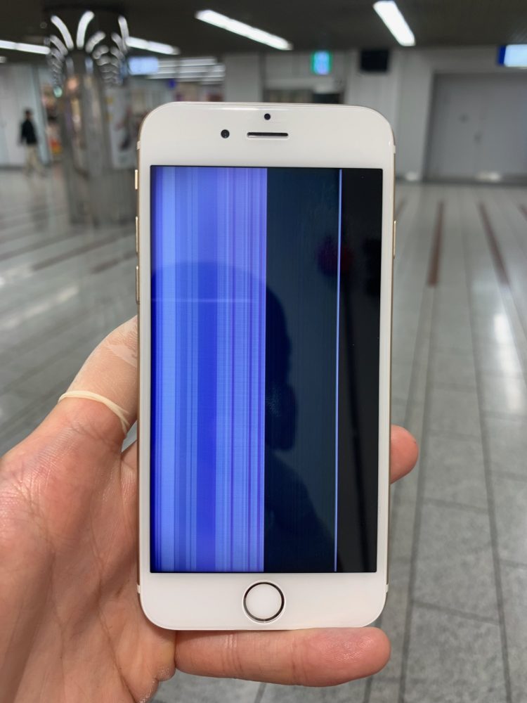 iPhone6液晶損傷