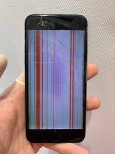iPhone6s　液晶崩壊