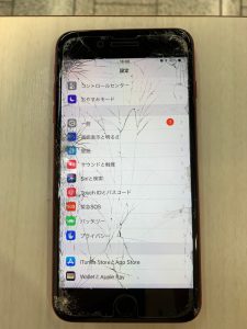 修理前　iPhone8Plus