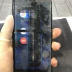 「iPhone SE２」液漏れしてまった画面も即日で綺麗になります！